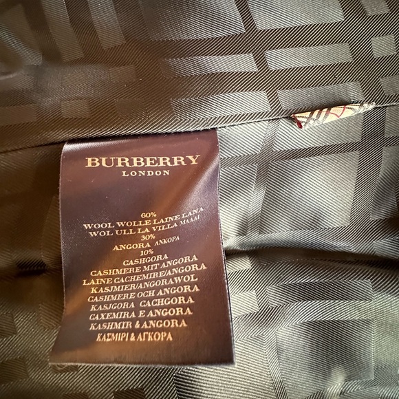 Burberry wool blend wrap coat. NWT - Picture 10 of 10